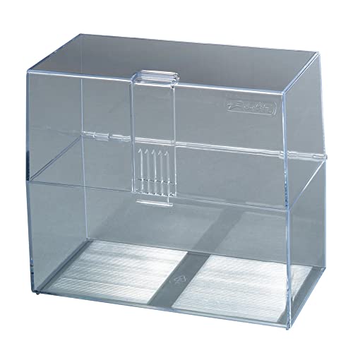 Herlitz 1906023 Karteikasten A6 leer transparent von Herlitz