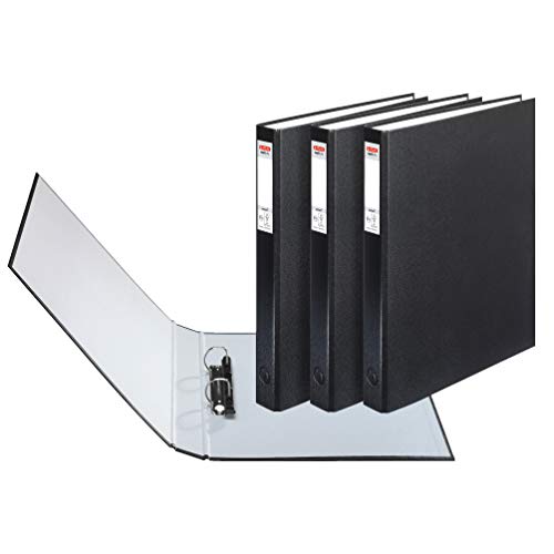 Herlitz 1913821 Ringbuch A4 PP 2-Bügel , 24 mm, 3er Pack, Farbe schwarz Herlitz 1913821 Ringbuch A4 PP 2-Bügel , 24 mm, 3er Pack, Farbe schwarz von Herlitz