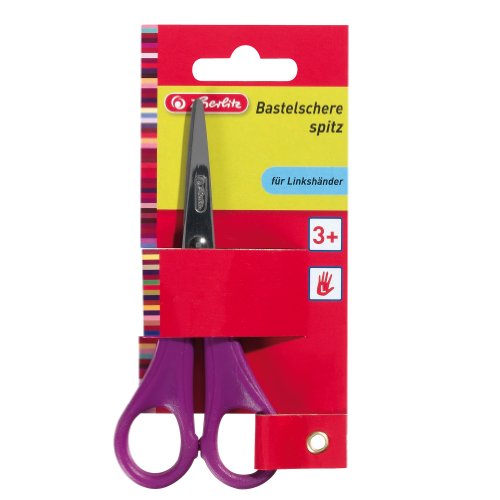 Herlitz 1947787 Bastelschere spitz für Linkshänder, farbig sortiert, keine Farbauswahl möglich! Herlitz 1947787 Bastelschere spitz für Linkshänder, farbig sortiert, keine Farbauswahl möglich! von Herlitz