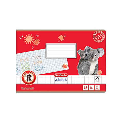 Herlitz Schulheft x.book A5, Lineatur R, 1. Klasse, 16 Blatt, 10 Stück von Herlitz