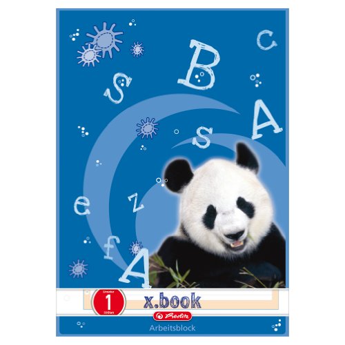Herlitz Arbeitsblock x.book A4, Lineatur 1, 50 Blatt, 5 Stück von Herlitz