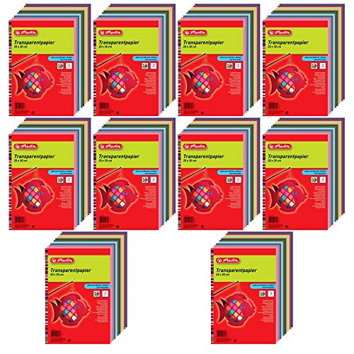 Herlitz 246413 Transparentpapier, 20 x 30 cm, 10 Blatt, 10-er Pack Herlitz 246413 Transparentpapier, 20 x 30 cm, 10 Blatt, 10-er Pack von Herlitz