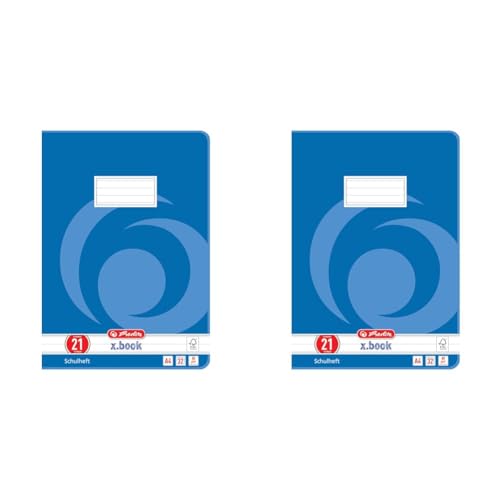 Herlitz 340216 Heft A4, 32 Blatt, Lineatur 21, FSC Mix, 5 Stück (Packung mit 2) von Herlitz