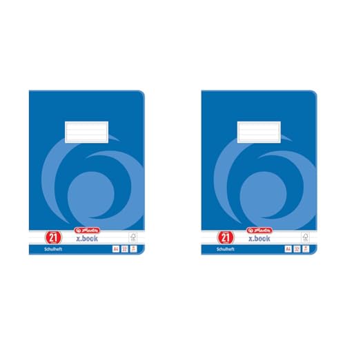 Herlitz 340216 Heft A4, 32 Blatt, Lineatur 21, FSC Mix, 5 Stück (Packung mit 2) von Herlitz