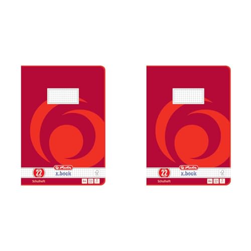 Herlitz 340224 Heft A4, 32 Blatt, Lineatur 22, FSC Mix, 5 Stück (Packung mit 2) von Herlitz