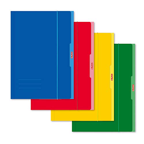 Herlitz 446401 Sammelmappe A4, 1 Stück, rot/gelb/grün/blau von Herlitz