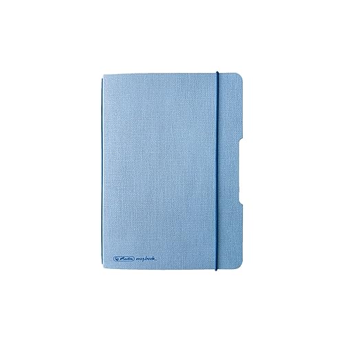 Herlitz 50016440 Notizheft flex Leinen, 40 Blatt, kariert, A6 Hellblau Herlitz 50016440 Notizheft flex Leinen, 40 Blatt, kariert, A6 Hellblau von Herlitz