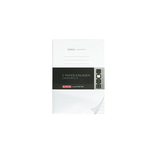 Herlitz 50034123 Refill für Notizheft flex, A5, 2 x 40 Blatt liniert, 1 Stück Herlitz 50034123 Refill für Notizheft flex, A5, 2 x 40 Blatt liniert, 1 Stück von Herlitz