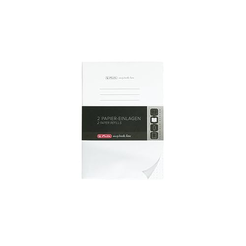 Herlitz 50034147 Refill für Notizheft flex, A5, 2 x 40 Blatt punktiert, 1 Stück, Weiß Herlitz 50034147 Refill für Notizheft flex, A5, 2 x 40 Blatt punktiert, 1 Stück, Weiß von Herlitz