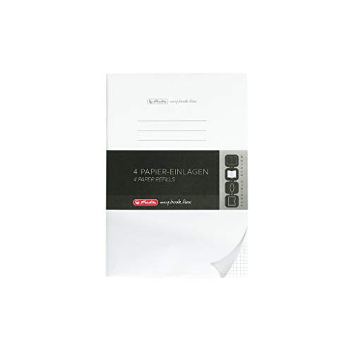 Herlitz 50034161 Refill Für Notizheft Flex, A4, 4 X 40 Blatt Kariert, 1 Stück Herlitz 50034161 Refill Für Notizheft Flex, A4, 4 X 40 Blatt Kariert, 1 Stück von Herlitz