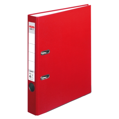 Herlitz 5450309 Ordner maX.file protect A4 (5 cm mit Einsteckrückenschild) rot, 1 Stück von Herlitz