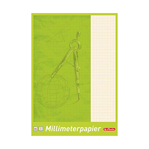 Herlitz 690404 Millimeterblock A4, 25 Blatt von Herlitz