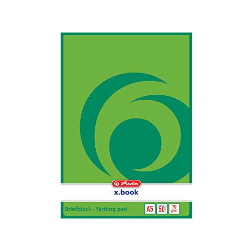 Herlitz 717504 Notizblock A5, blanko, 50 Blatt, weiß Herlitz 717504 Notizblock A5, blanko, 50 Blatt, weiß von Herlitz