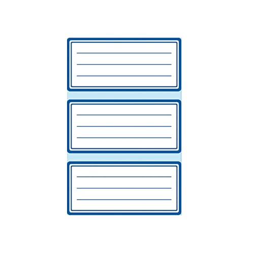 Herlitz 830240 Buchetiketten, klassisch selbstklebend, 9 Stück von Herlitz