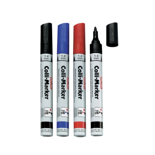 Herlitz 8665804 Colli Marker 1-4 sortiert 4 Stück wasserfest, permanent Herlitz 8665804 Colli Marker 1-4 sortiert 4 Stück wasserfest, permanent von Herlitz