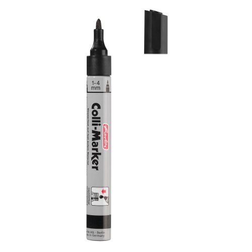 Herlitz 8665952 Colli Marker 1-4 mm schwarz 5 Stück wasserfest, permanent Herlitz 8665952 Colli Marker 1-4 mm schwarz 5 Stück wasserfest, permanent von Herlitz