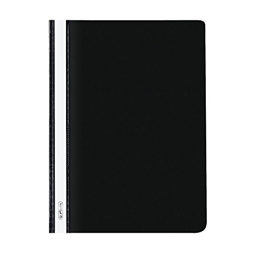 Herlitz Schnellhefter A4, Kunststoff, schwarz, 10 Stück Herlitz Schnellhefter A4, Kunststoff, schwarz, 10 Stück von Herlitz