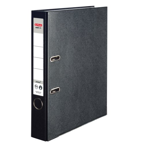 Herlitz 9942624 Ordner maX.file protect A4 5cm schwarz, PP-Kunststoffb./Papier hellgr.besch. 5er Packung Herlitz 9942624 Ordner maX.file protect A4 5cm schwarz, PP-Kunststoffb./Papier hellgr.besch. 5er Packung von Herlitz