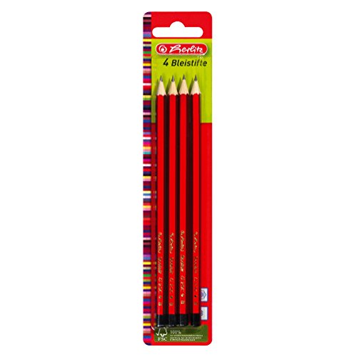 Herlitz Bleistifte Scolair, B, bruchsichere Mine, 4 Stück auf Blisterkarte Herlitz Bleistifte Scolair, B, bruchsichere Mine, 4 Stück auf Blisterkarte von Herlitz