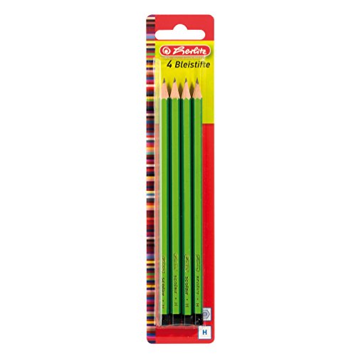Herlitz Bleistifte Scolair, H, bruchsichere Mine, 4 Stück auf Blisterkarte Herlitz Bleistifte Scolair, H, bruchsichere Mine, 4 Stück auf Blisterkarte von Herlitz