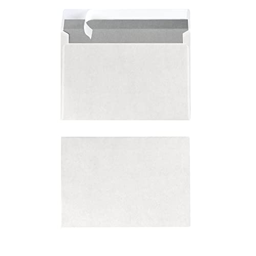 Herlitz Briefumschlag C6 Haftklebend, in Folienpackung, eingeschweist, weiss, 100 Stück von Herlitz