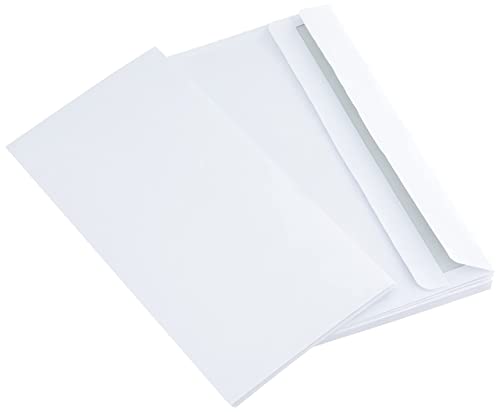 Herlitz Briefumschlag DIN Lang Selbstklebend, 25 Stück mit Innendruck in Folienpackung, eingeschweißt, weiß, Mittel von Herlitz
