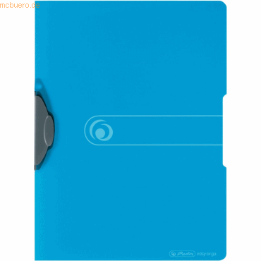 5 x Herlitz Cliphefter Express-Clip PP A4 blau transparent to go 5 x Herlitz Cliphefter Express-Clip PP A4 blau transparent to go von Herlitz