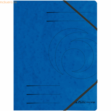 5 x Herlitz Eckspanner A4 Karton blau 5 x Herlitz Eckspanner A4 Karton blau von Herlitz