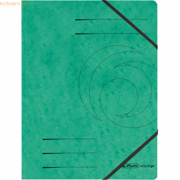 5 x Herlitz Eckspanner Karton A4 grün 5 x Herlitz Eckspanner Karton A4 grün von Herlitz