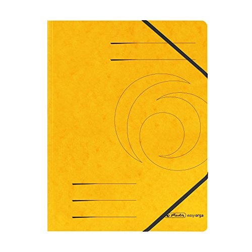 Herlitz Eckspannmappe Quality, A4, Karton, gelb, 5 Stück Herlitz Eckspannmappe Quality, A4, Karton, gelb, 5 Stück von Herlitz