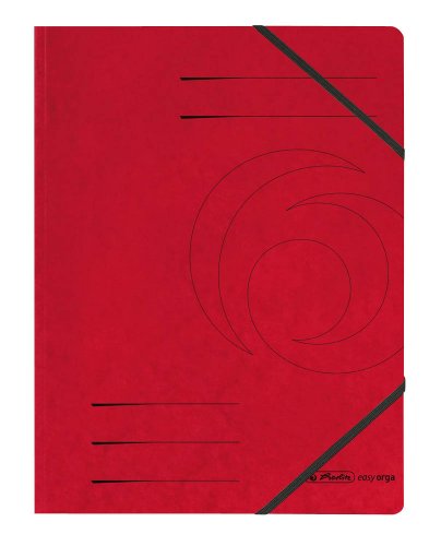 Herlitz Eckspannmappen easy orga / rot / 5 Stück Herlitz Eckspannmappen easy orga / rot / 5 Stück von Herlitz