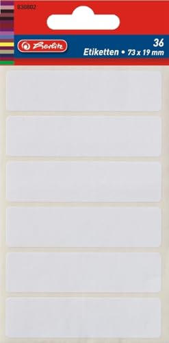 Herlitz Etiketten 73x19mm VE=36 Stück von Herlitz