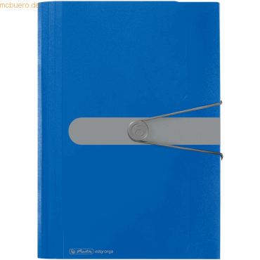 Herlitz Fächermappe A4 PP 12 Fächer blau to go von Herlitz