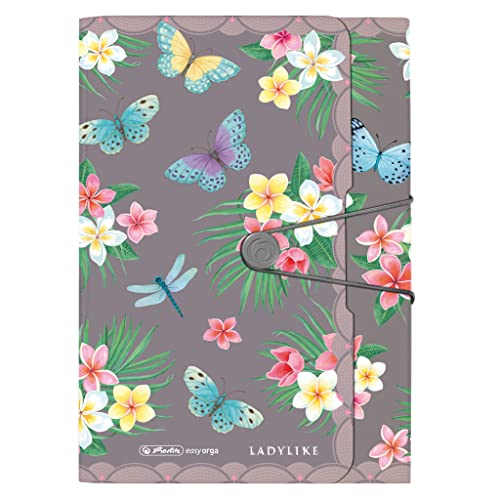 herlitz Fächermappe aus PP, Motiv: Ladylike Butterflies, 1 Stück herlitz Fächermappe aus PP, Motiv: Ladylike Butterflies, 1 Stück von Herlitz