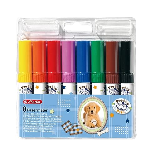 Herlitz Fasermaler Pretty Pets, 8 Stifte, 8-farbig Herlitz Fasermaler Pretty Pets, 8 Stifte, 8-farbig von Herlitz