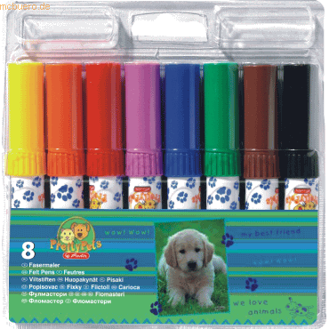 Herlitz Fasermaler Pretty Pets VE=8 Stück von Herlitz