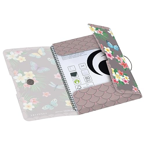 Herlitz Gummizugmappe A4 aus PP, Motiv: Ladylike Butterflies, 1 Stück Herlitz Gummizugmappe A4 aus PP, Motiv: Ladylike Butterflies, 1 Stück von Herlitz