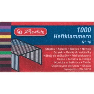 Herlitz Heftklammern Nr.1 VE=2000 Stück von Herlitz