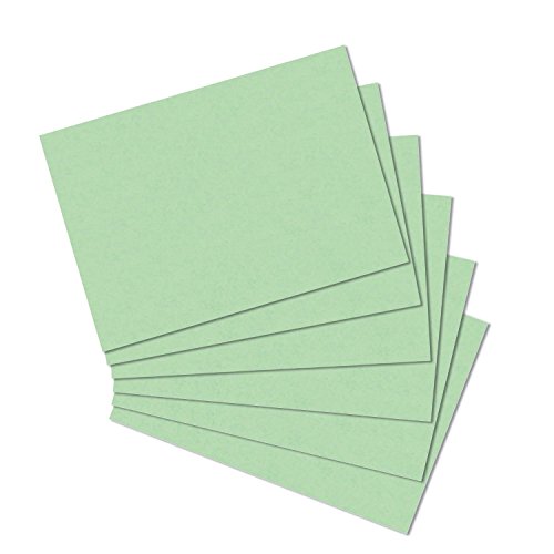 Herlitz Karteikarte A4 (A4 | 300 Stück, blanko | grün) von Herlitz