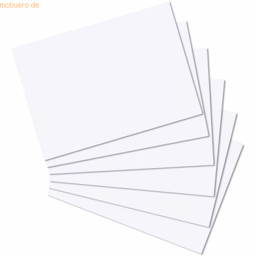 Herlitz Karteikarten A4 blanko weiß VE=100 Stück Herlitz Karteikarten A4 blanko weiß VE=100 Stück von Herlitz