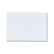 Herlitz Karteikarten A6, liniert (200 Stück, weiß) von Herlitz