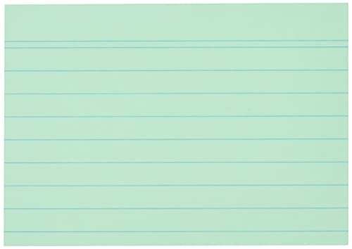 Herlitz 1150754 Karteikarten A7 liniert, 100 Stück, grün Herlitz 1150754 Karteikarten A7 liniert, 100 Stück, grün von Herlitz
