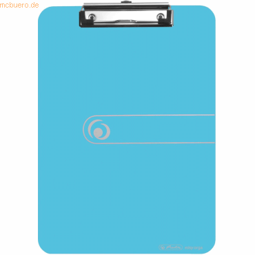 Herlitz Klemmbrett PS A4 blau transparent to go von Herlitz