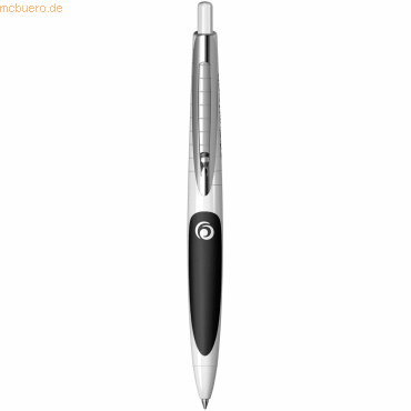 3 x Herlitz Kugelschreiber Gel my.pen M Druckmechanik weiß/schwarz von Herlitz