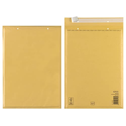 Herlitz Luftpolsterumschläge Versandtasche G, 10 braune Umschläge, selbstklebend, für DIN A4, 10 Stück, 793604 Herlitz Luftpolsterumschläge Versandtasche G, 10 braune Umschläge, selbstklebend, für DIN A4, 10 Stück, 793604 von Herlitz