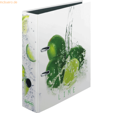 Herlitz Motivordner A4 80mm 'Fresh Fruit Limette' Herlitz Motivordner A4 80mm 'Fresh Fruit Limette' von Herlitz