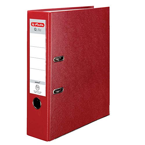 Herlitz Q.File Ordner, Rot, A4 Herlitz Q.File Ordner, Rot, A4 von Herlitz