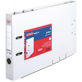 Ordner A4, Herlitz, PP-Kunststoffbezug, Kantenschutz, standfest, Einsteckrückenschild, Logo-Prägung unter dem Griffloch, FSC Mix, weiß, 5 Stück, eingeschweißt Ordner A4, Herlitz, PP-Kunststoffbezug, Kantenschutz, standfest, Einsteckrückenschild, Logo-Prägung unter dem Griffloch, FSC Mix, weiß, 5 Stück, eingeschweißt von Herlitz