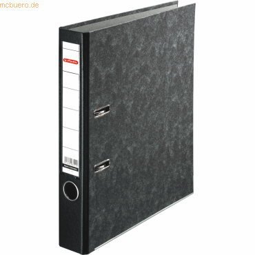 Herlitz Ordner A4 maX.file nature pocket Wolkenmarmor 50mm schwarz Herlitz Ordner A4 maX.file nature pocket Wolkenmarmor 50mm schwarz von Herlitz