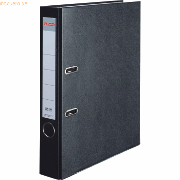 Herlitz Ordner Kunststoff A4 maX.file protect 50mm schwarz Herlitz Ordner Kunststoff A4 maX.file protect 50mm schwarz von Herlitz
